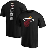 Bam Adebayo Miami Heat Playmaker Name & Number T-Shirt