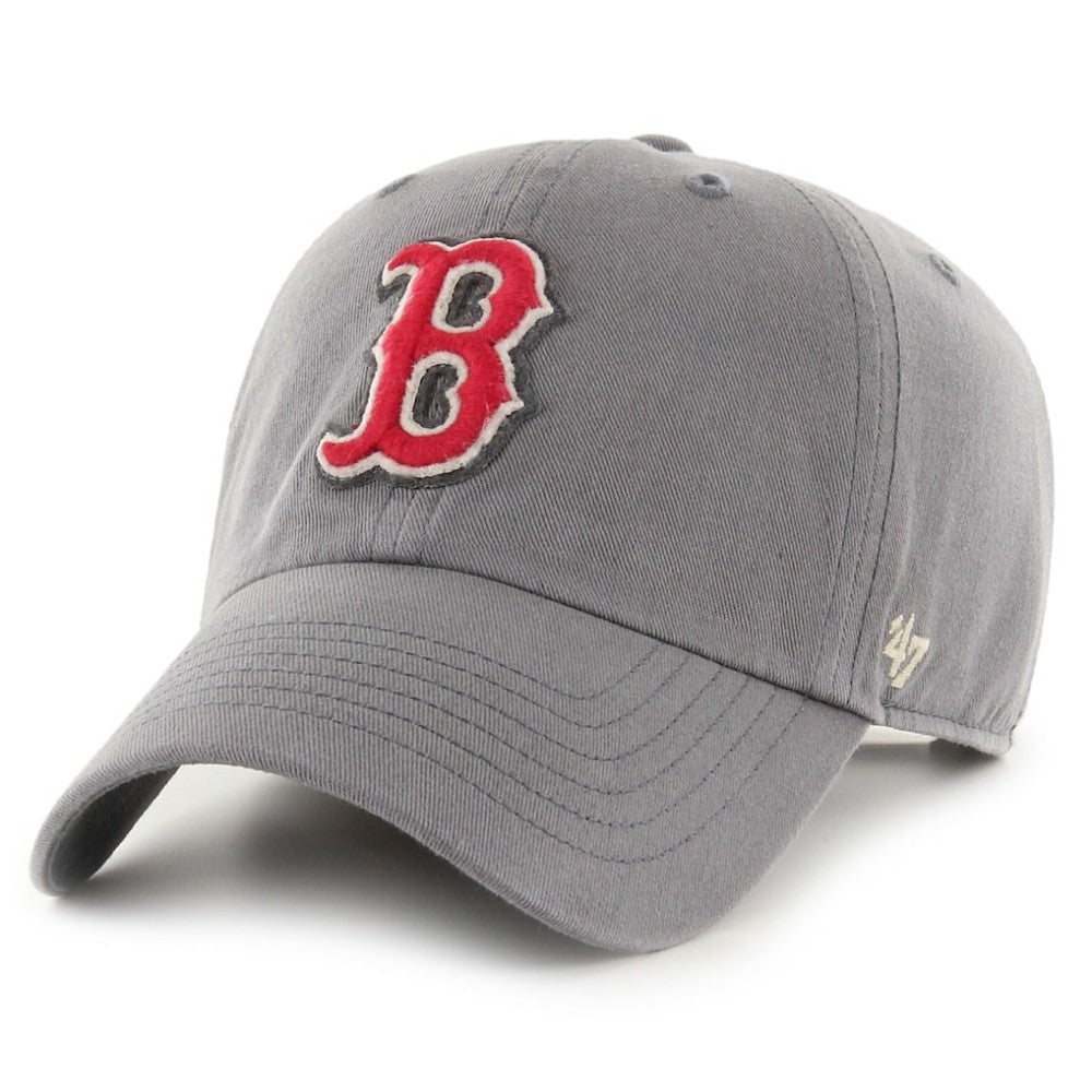 Gray Boston Red Sox '47 Greyhound Clean Up Adjustable Hat