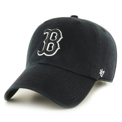 Black Boston Red Sox '47 Logo Clean Up Adjustable Hat