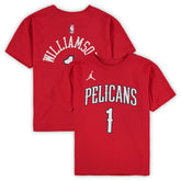 Zion Williamson New Orleans Pelicans Jordan Brand Preschool Statement Edition Name & Number T-Shirt