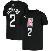 Kawhi Leonard LA Clippers Jordan Brand Youth Statement Edition Name & Number T-Shirt