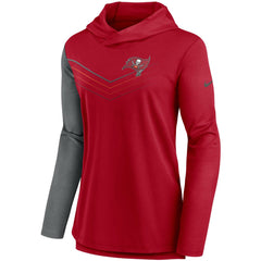 Women's Chevron Hoodie Performance Long Sleeve T-Shirt - Tampa Bay Buccaneers Hoodies