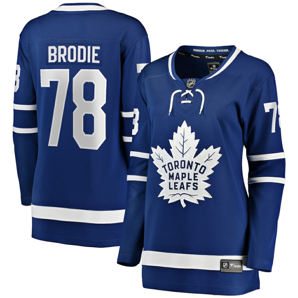 NHL TJ Brodie Toronto Maple Leafs Fanatics Women's Breakaway Player Jersey