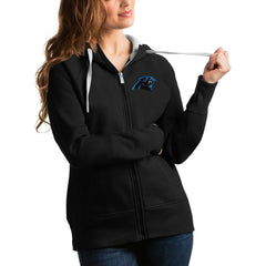 Antigua Women's Victory Full-Zip Hoodie - Carolina Panthers Hoodies