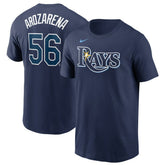 Navy Randy Arozarena Tampa Bay Rays Nike Name & Number T-Shirt
