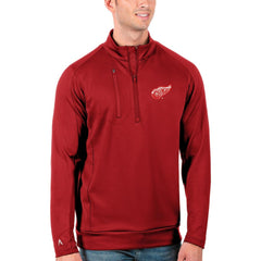 NHL Detroit Red Wings Antigua Generation Quarter-Zip Pullover Jacket