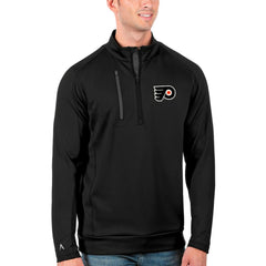 NHL Philadelphia Flyers Antigua Generation Quarter-Zip Pullover Jacket