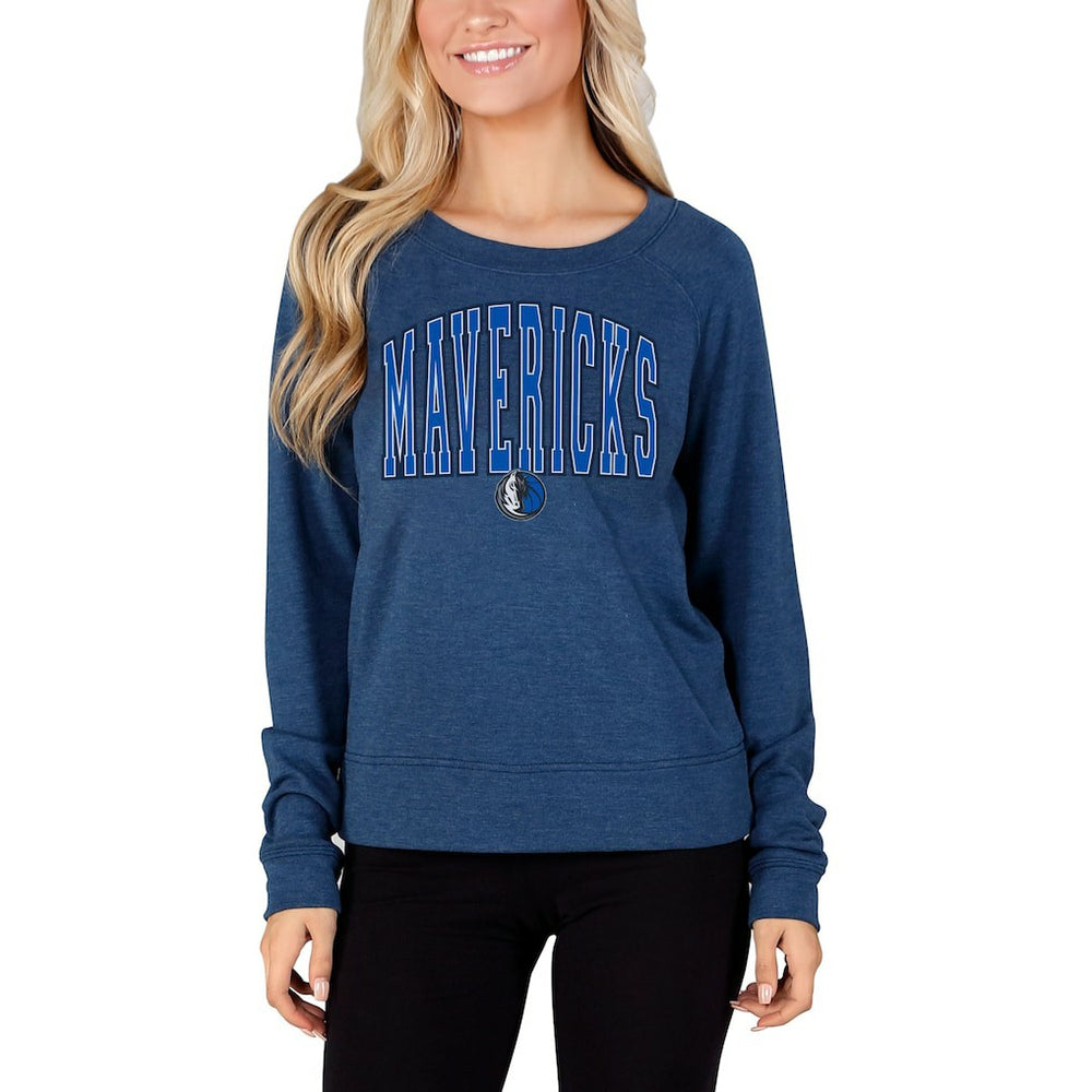 Dallas Mavericks Concepts Sport Women's Mainstream Terry Long Sleeve Top sale