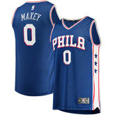 Fanatics Tyrese Maxey Philadelphia 76ers Fast Replica Jersey Royal