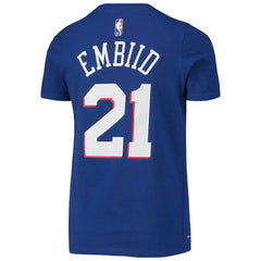 Nike Joel Embiid Philadelphia 76ers Youth Logo Name & Number Performance T-Shirt