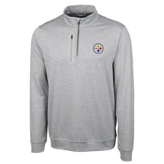 Cutter & Buck Big & Tall Stealth Quarter-Zip Pullover Jacket - Pittsburgh Steelers Pullover