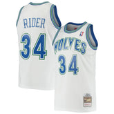 Mitchell & Ness Isaiah Rider Minnesota Timberwolves 1995/96 Hardwood Classics Swingman Jersey