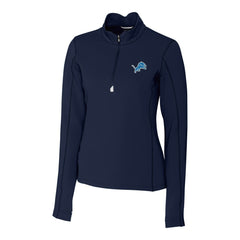 Cutter & Buck Women's Traverse Half-Zip Pullover Jacket - Detroit Lions Pullover