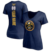 Denver Nuggets Women's Playmaker Personalized Name & Number V-Neck T-Shirt sale