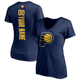 Indiana Pacers Women's Playmaker Personalized Name & Number V-Neck T-Shirt