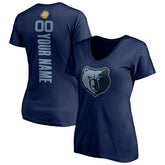 Memphis Grizzlies Women's Playmaker Personalized Name & Number V-Neck T-Shirt