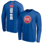 Detroit Pistons Playmaker Personalized Name & Number Long Sleeve T-Shirt sale