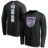 Sacramento Kings Playmaker Personalized Name & Number Long Sleeve T-Shirt