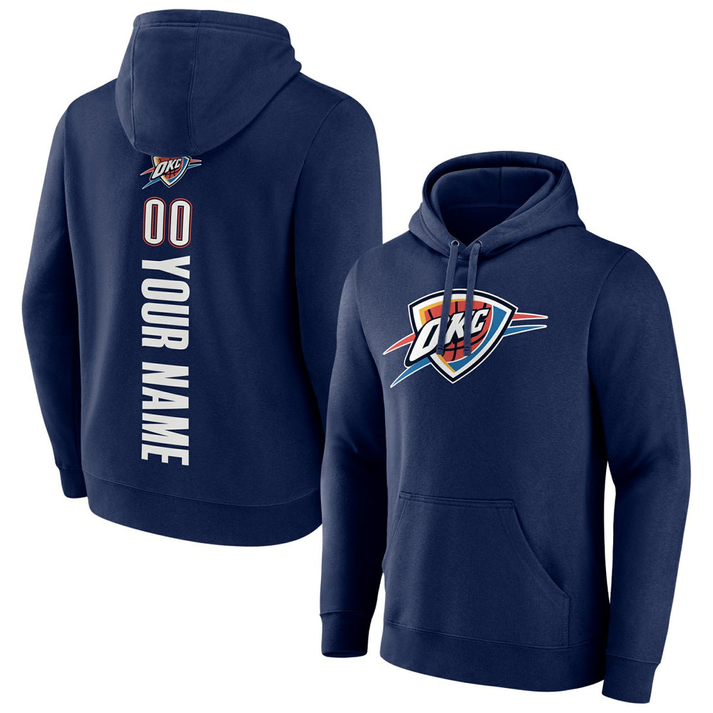 Oklahoma City Thunder Playmaker Personalized Name & Number Pullover Hoodie