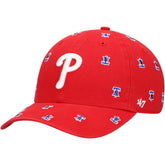 Red Philadelphia Phillies '47 Women's Confetti Clean Up Adjustable Hat