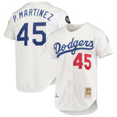 White Pedro Martinez Los Angeles Dodgers Mitchell & Ness 1993 Cooperstown Collection Home Authentic Jersey
