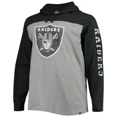 '47 Franklin Wooster Long Sleeve Hoodie T-Shirt - Las Vegas Raiders Hoodies