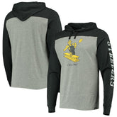 '47 Franklin Wooster Throwback Long Sleeve Hoodie T-Shirt - Pittsburgh Steelers Hoodies
