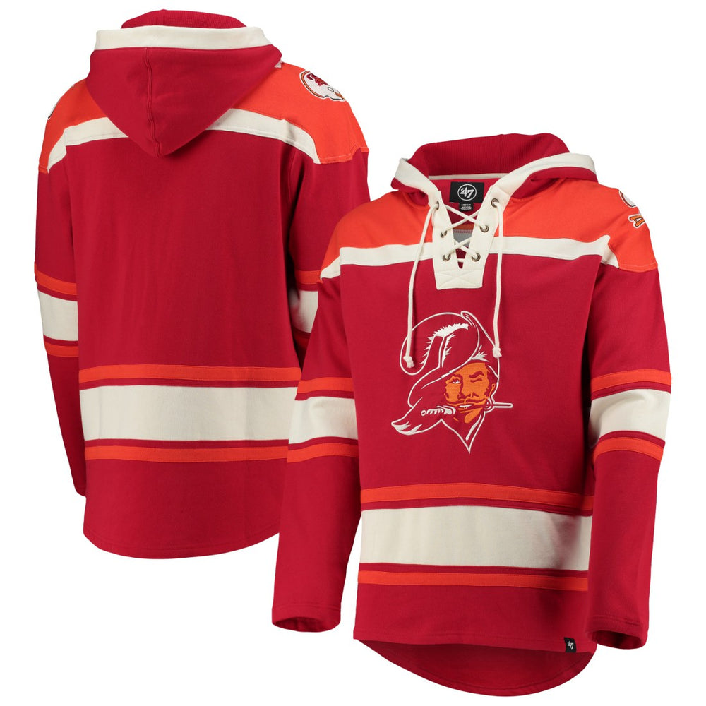 '47 Throwback Lacer Pullover Hoodie - Tampa Bay Buccaneers Hoodies