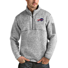 Antigua Team Logo Fortune Quarter-Zip Pullover Jacket - Buffalo Bills Pullover