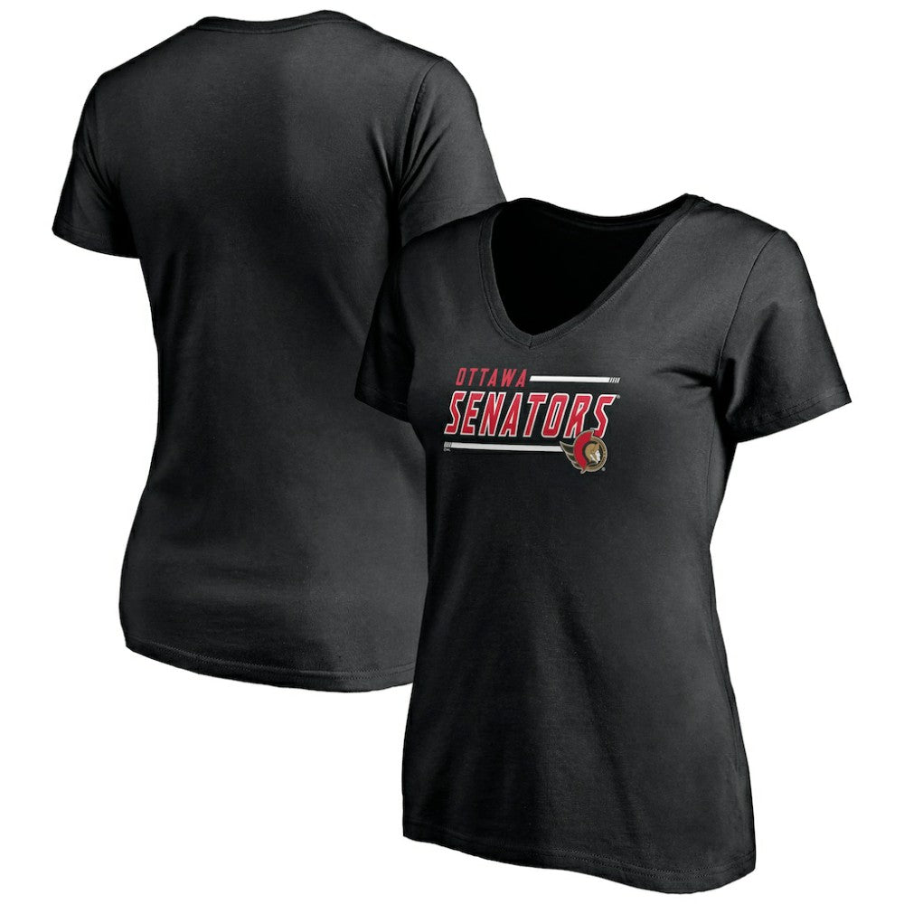 NHL Ottawa Senators Fanatics Women's Plus Size Mascot In Bounds V-Neck T-Shirt
