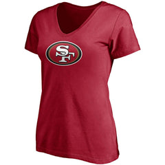 Nick Bosa Women's Player Icon Name & Number V-Neck T-Shirt - San Francisco 49ers T-shirts