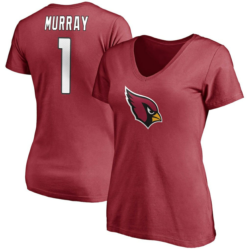 Kyler Murray Women's Player Icon Name & Number V-Neck T-Shirt - Arizona Cardinals T-shirts