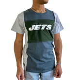 Refried Apparel Sustainable Split T-Shirt - New York Jets T-shirts