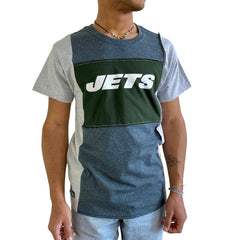 Refried Apparel Sustainable Split T-Shirt - New York Jets T-shirts