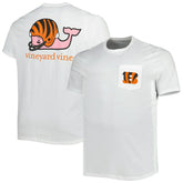 Vineyard Vines Big & Tall Helmet T-Shirt - Cincinnati Bengals T-shirts