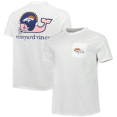 Vineyard Vines Big & Tall Helmet T-Shirt - Denver Broncos T-shirts