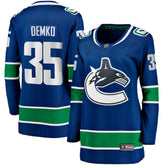 NHL Thatcher Demko Vancouver Canucks Fanatics Women's Home Breakaway Jersey