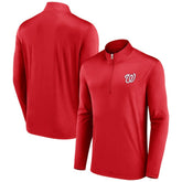 Red Washington Nationals Fanatics Underdog Mindset Quarter-Zip Top