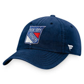 NHL New York Rangers Fanatics Core Primary Logo Adjustable Hat