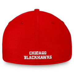 NHL Chicago Blackhawks Fanatics Core Primary Logo Flex Hat