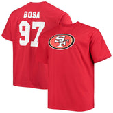 Nick Bosa Big & Tall Player Name & Number T-Shirt - San Francisco 49ers T-shirts