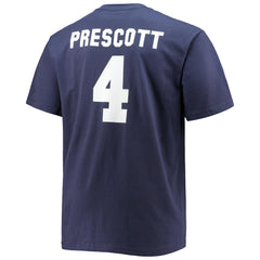 Dak Prescott Big & Tall Player Name & Number T-Shirt - Dallas Cowboys T-shirts