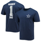 #1 Dad T-Shirt - Dallas Cowboys T-shirts