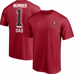#1 Dad T-Shirt - Tampa Bay Buccaneers T-shirts