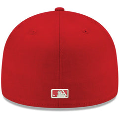 Red Minnesota Twins New Era White Logo 59FIFTY Fitted Hat