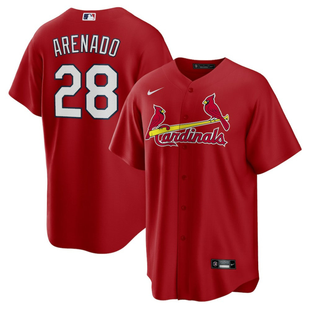 Red Nolan Arenado St. Louis Cardinals Nike Alternate Official Replica Player Jersey