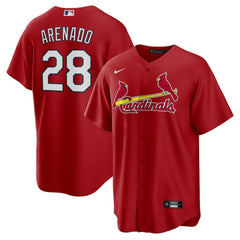 Red Nolan Arenado St. Louis Cardinals Nike Alternate Official Replica Player Jersey