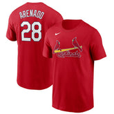 Red Nolan Arenado St. Louis Cardinals Nike Name & Number T-Shirt