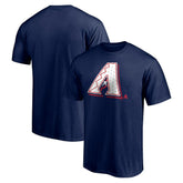 Navy Arizona Diamondbacks Red White and Team T-Shirt