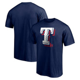 Navy Texas Rangers Red White and Team T-Shirt